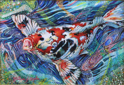 Roi the Psychedelic Koi